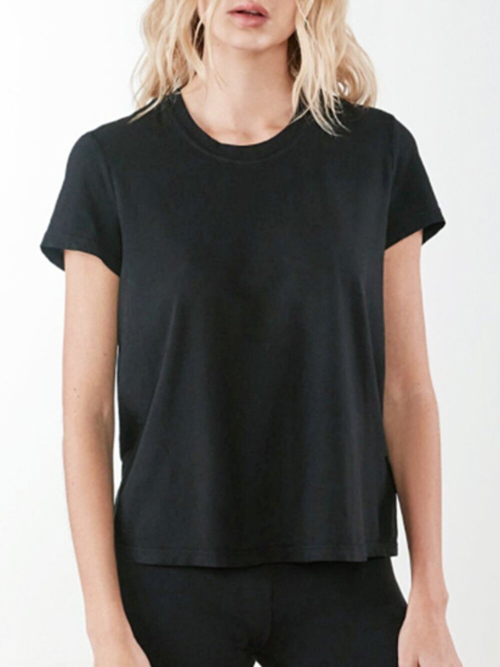 NWT $80 James Perse Black Vintage Little Boy Cotton Short Sleeve T-Shirt